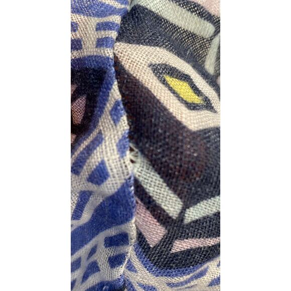 Suno Size Small Tribal Print Artsy Romper Halter Linen Resort Travel Boho FLAWED - Picture 11 of 12